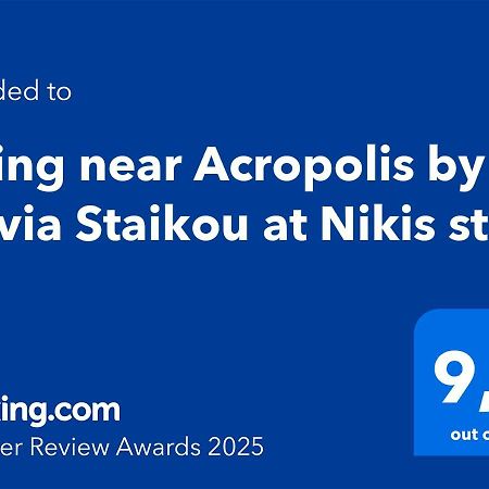 Living Near Acropolis By Sylvia Staikou At Nikis Str Apartment Athens Exterior photo