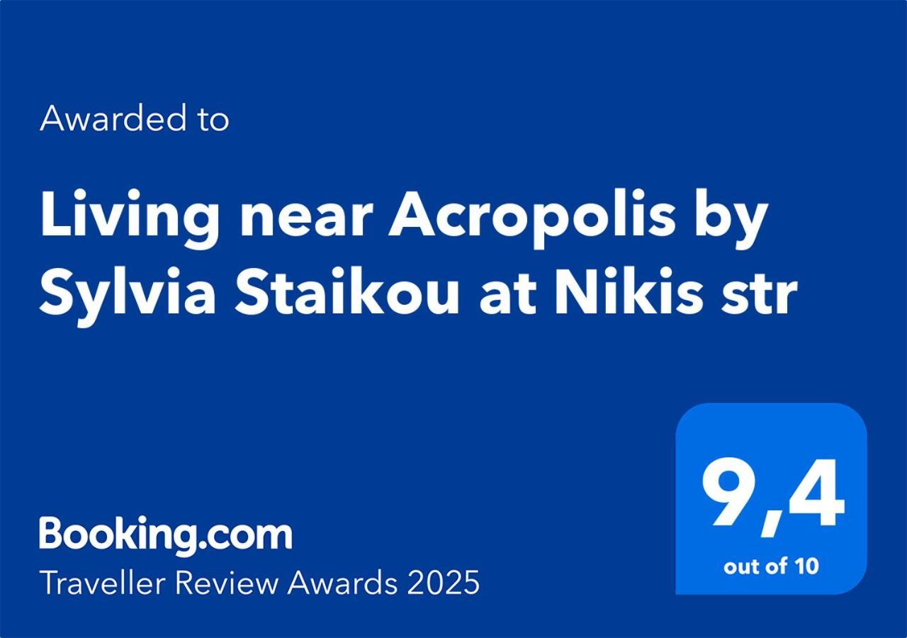 Living Near Acropolis By Sylvia Staikou At Nikis Str Apartment Athens Exterior photo
